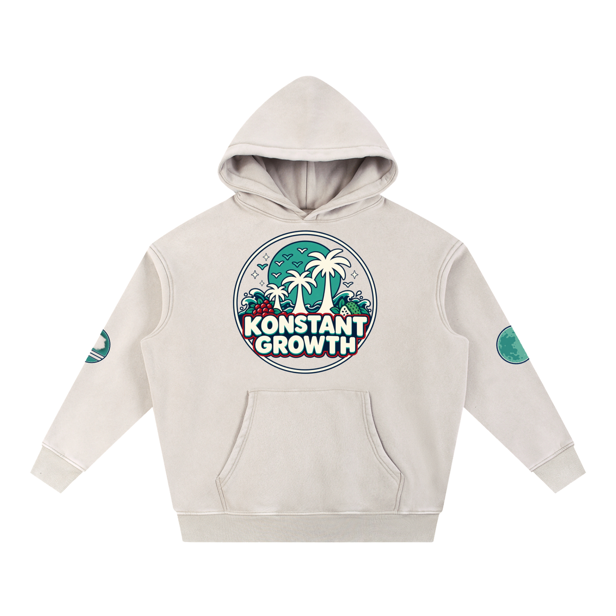 Snow Wash Fleece Oversize Hoodie ODMPOD