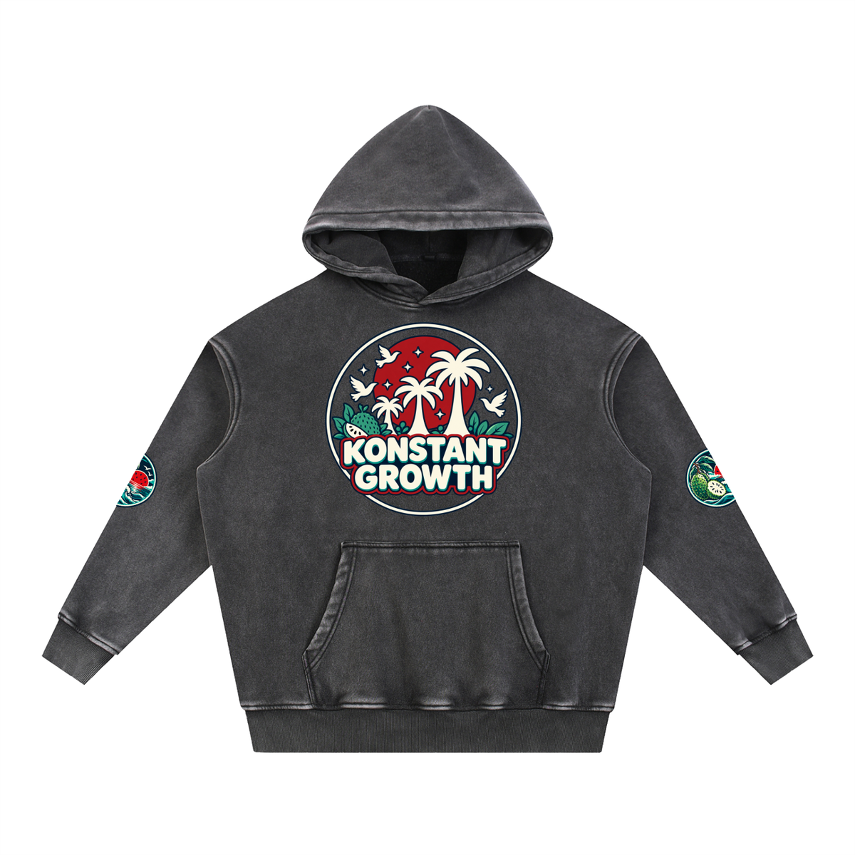 Snow Wash Fleece Oversize Hoodie ODMPOD