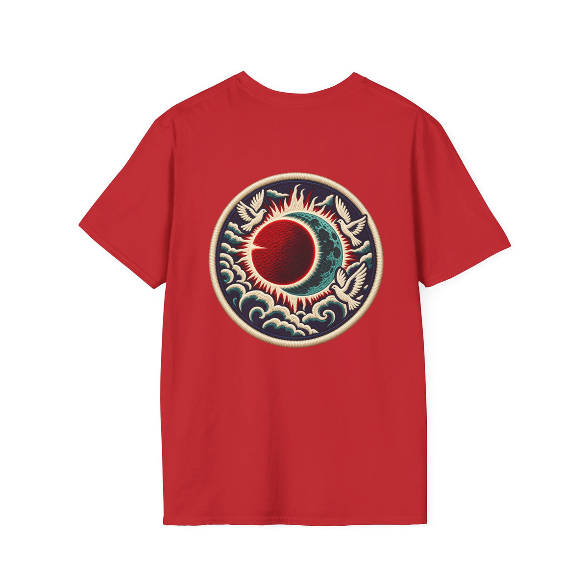Eclipse Crest T-Shirt — Vintage Floral KG Logo