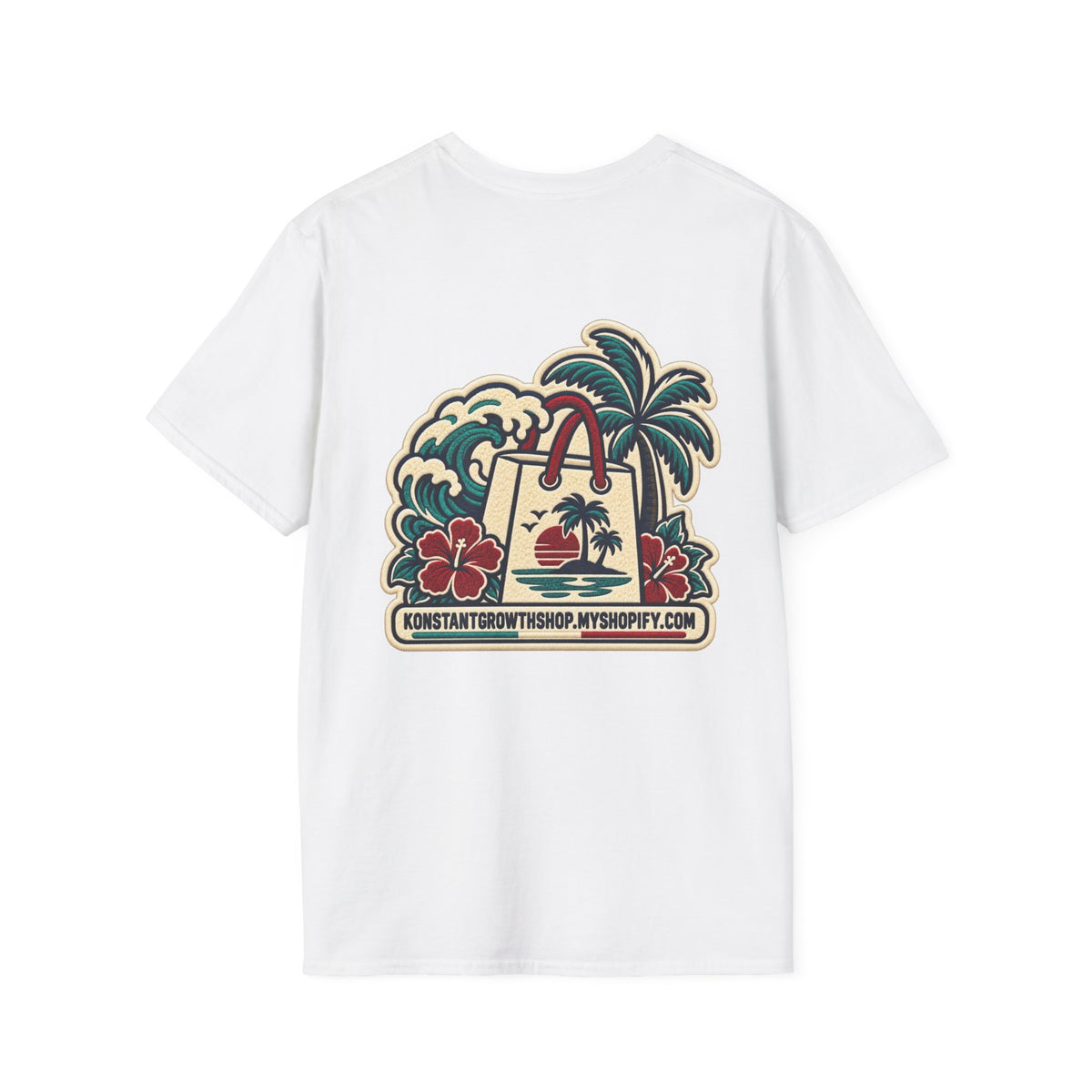 Clean Surf Vibes T-Shirt — Retro Beach Graphic Tee