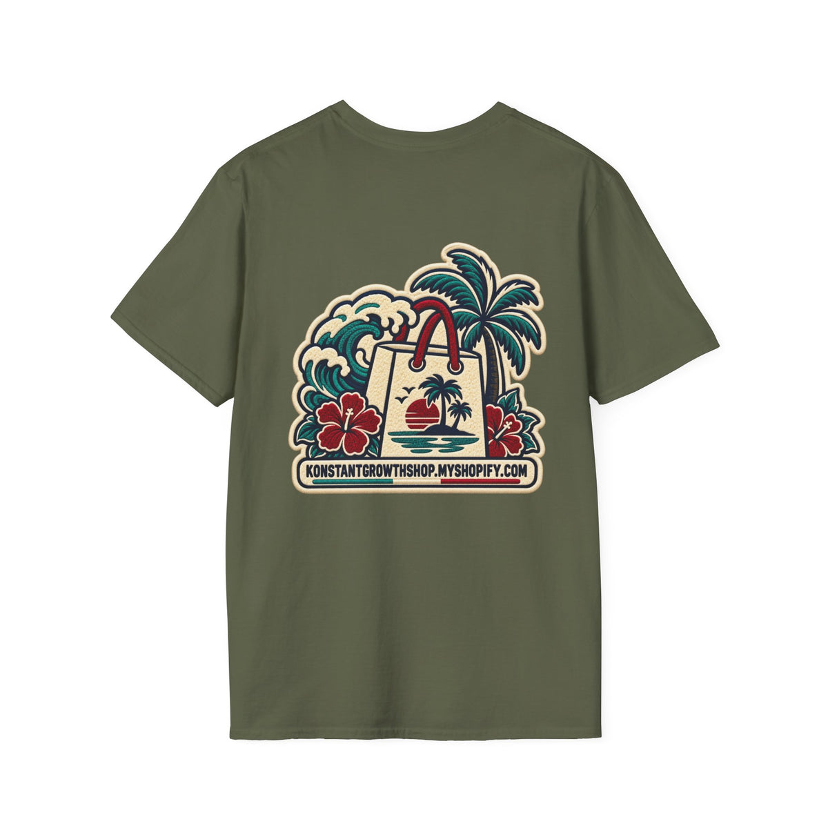 Clean Surf Vibes T-Shirt — Retro Beach Graphic Tee