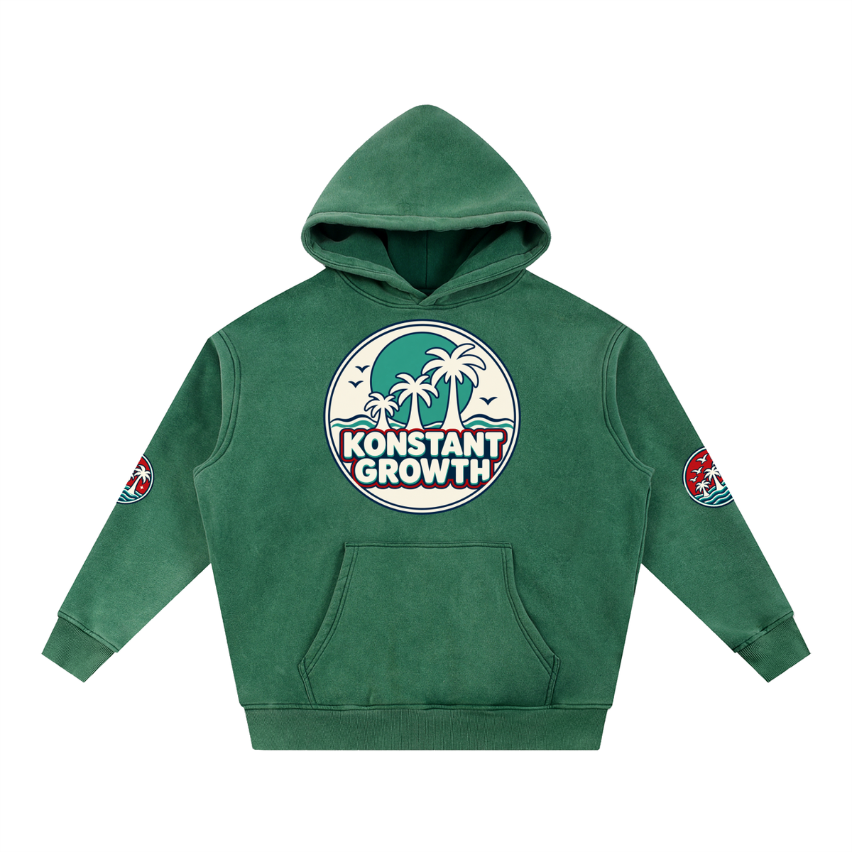 Snow Wash Fleece Oversize Hoodie ODMPOD