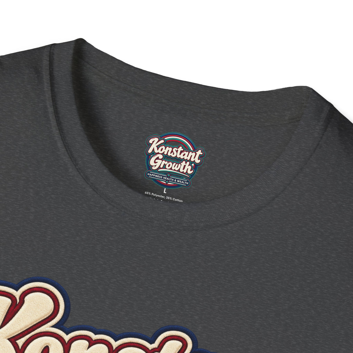 Konstant Growth T-Shirt — Retro Palm Sunset Design