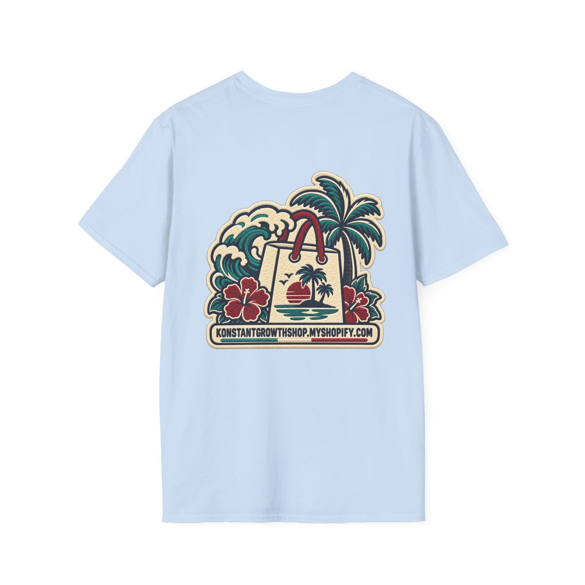 Clean Surf Vibes T-Shirt — Retro Beach Graphic Tee