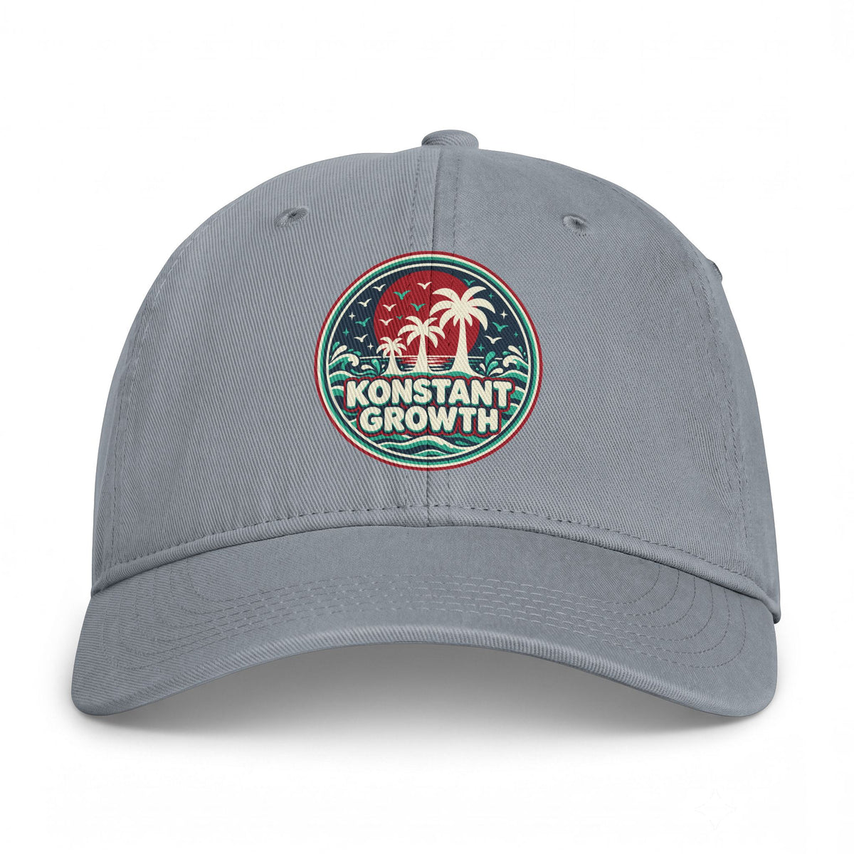 Copy of Konstant Growth Palm Hat — Coastal Vintage Baseball Cap Printify