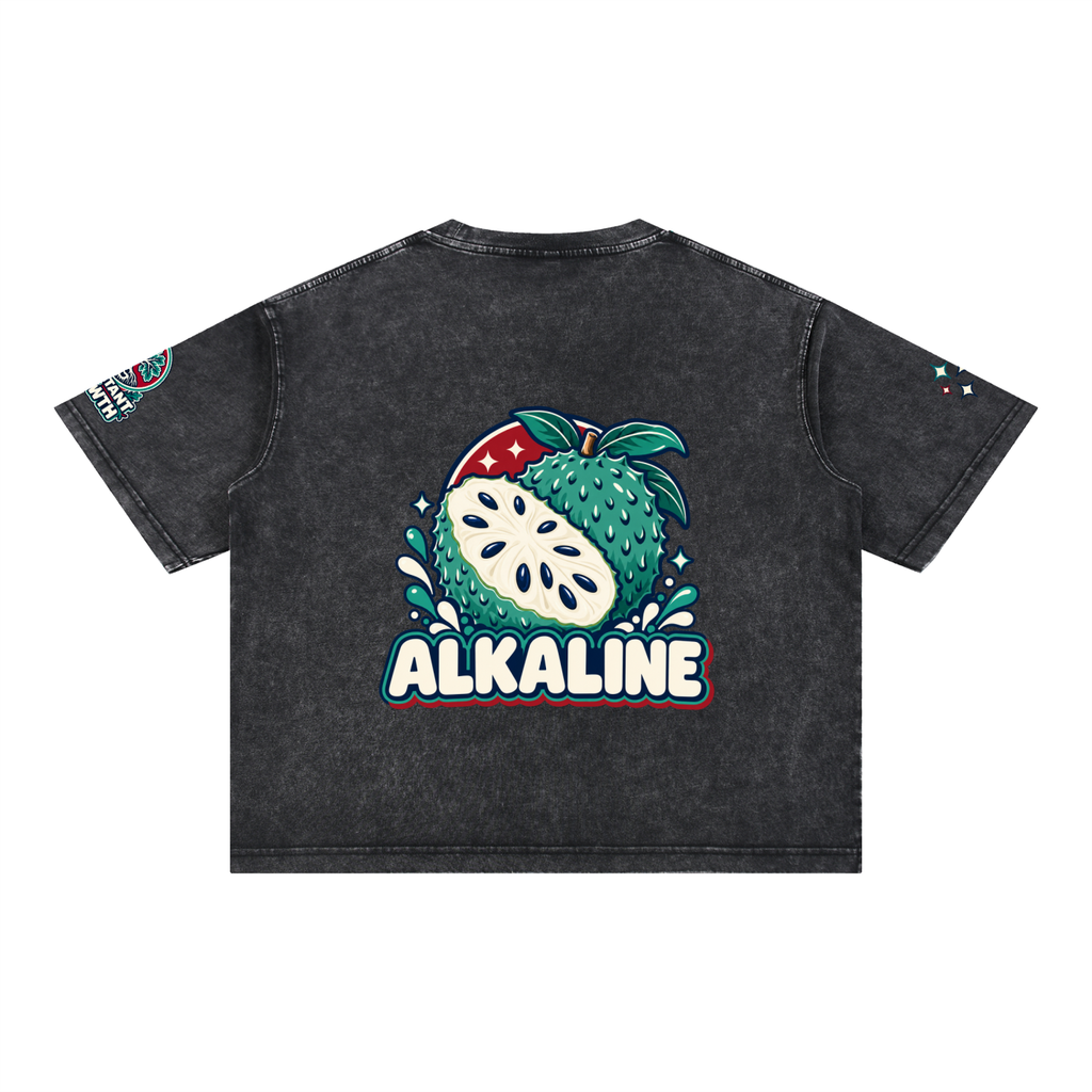 Mineral Wash Boxy Cotton T-Shirt