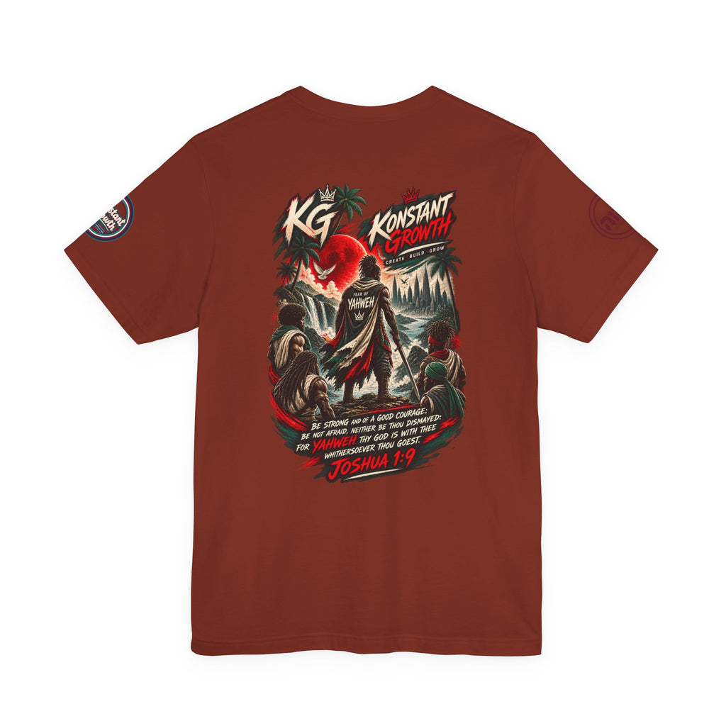 Konstant Growth Logo Tee | Joshua 1:9 Inspirational Fear Of Yahweh