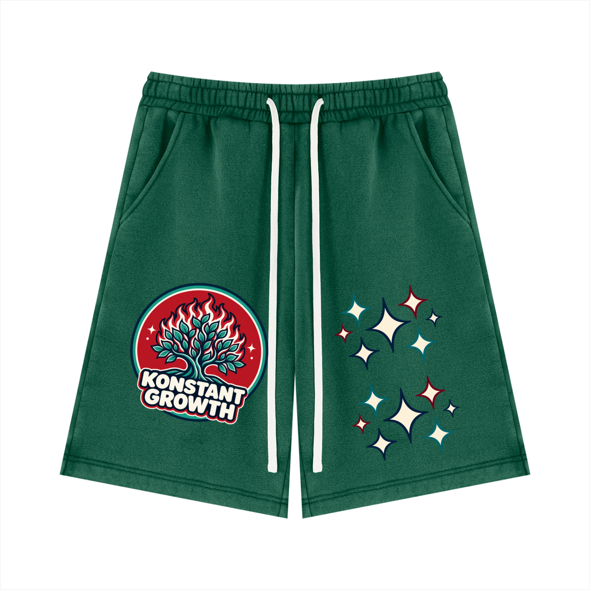 Konstant Growth Vintage — Unisex Vintage Wash Fleece Shorts ODMPOD