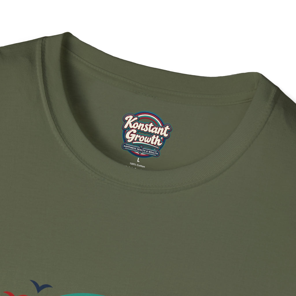 Konstant Growth Palm Tree T‑Shirt — Tropical Motivational Graphic Tee