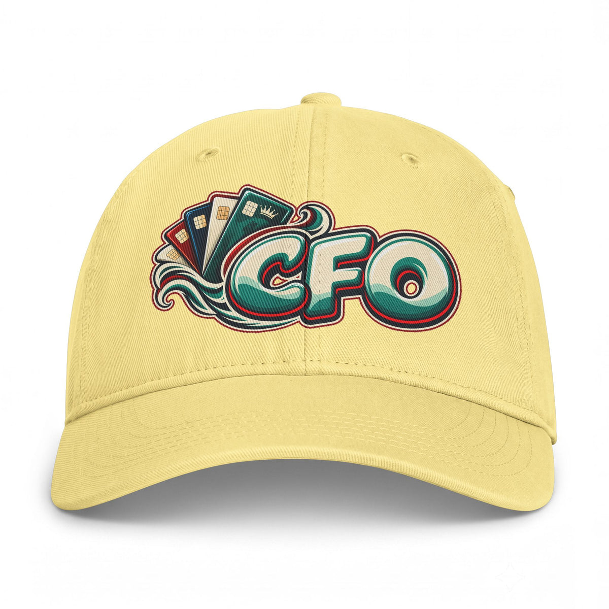 CFO Coastal Vintage Baseball Cap — Retro Surf Logo Dad Hat Printify