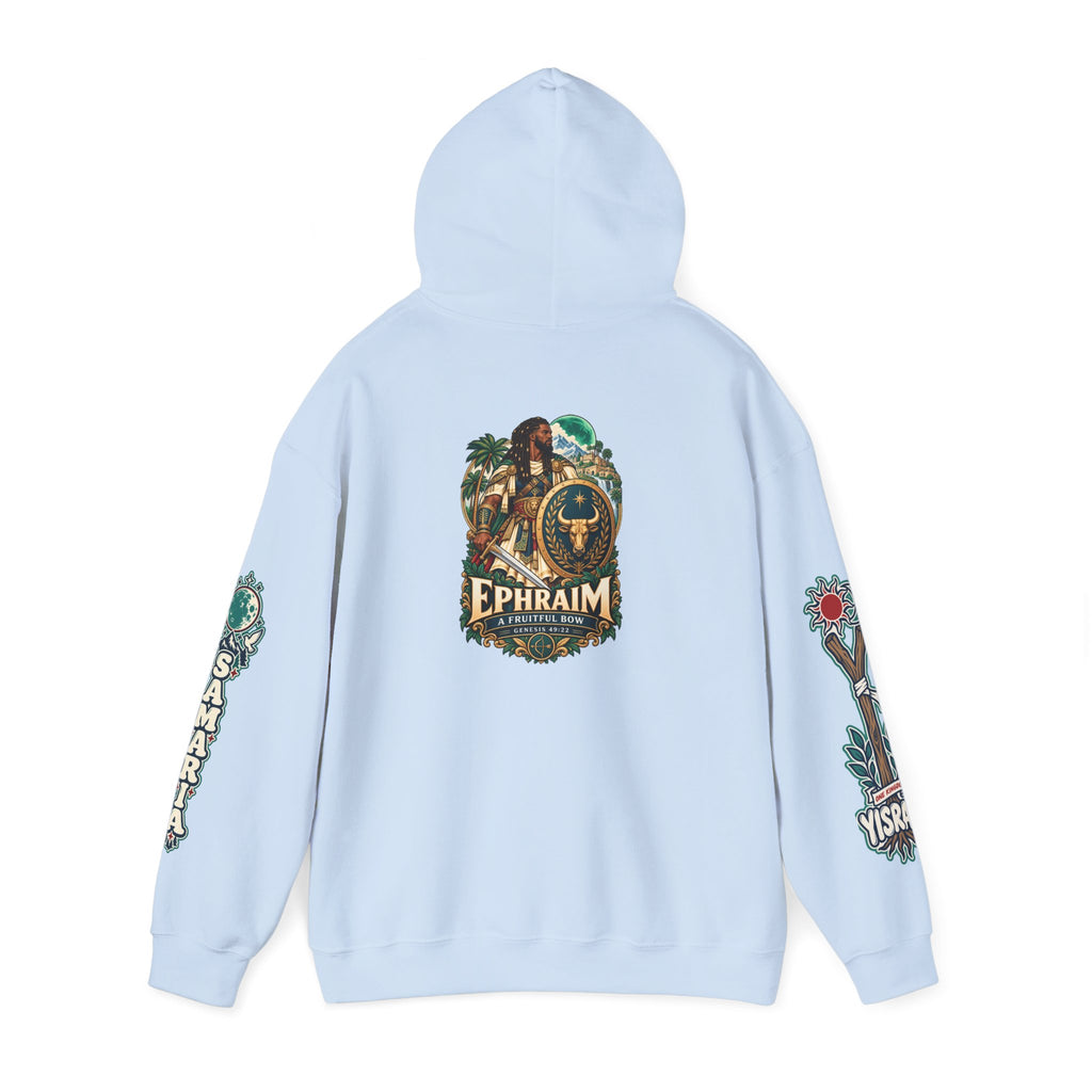 Ephraim Hoodie — Vintage Crest Graphic Hooded Sweatshirt