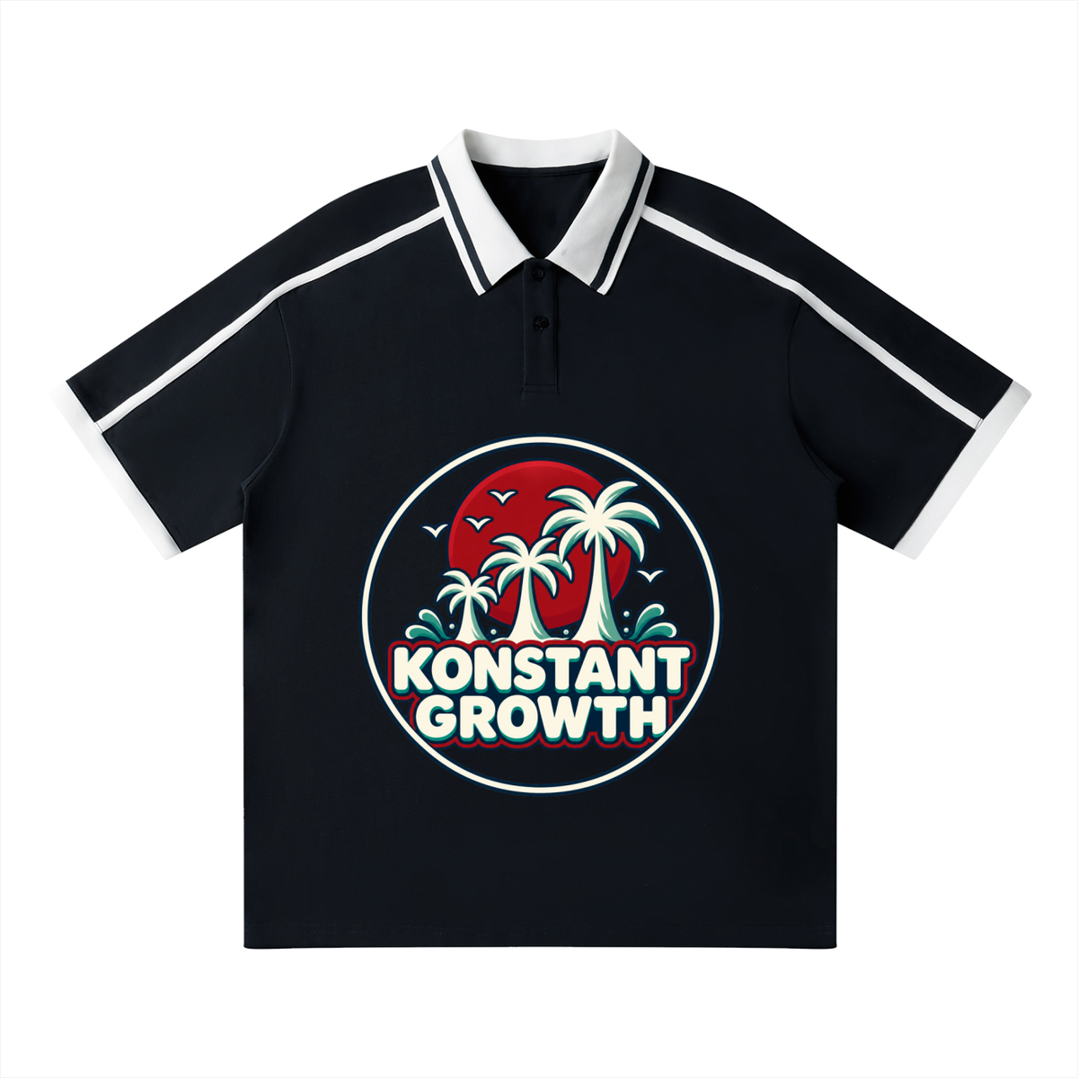 Unisex Contrast Piping Polo Shirt ODMPOD