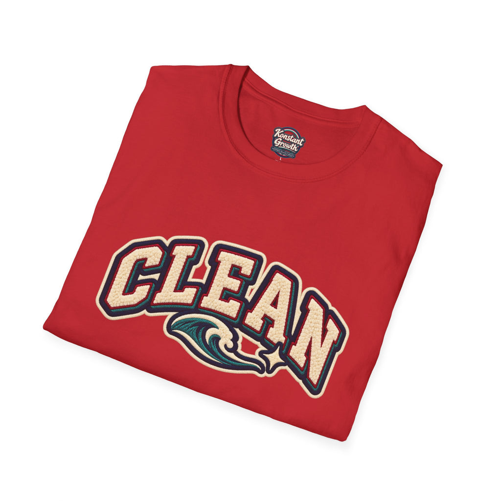 Clean Surf Vibes T-Shirt — Retro Beach Graphic Tee