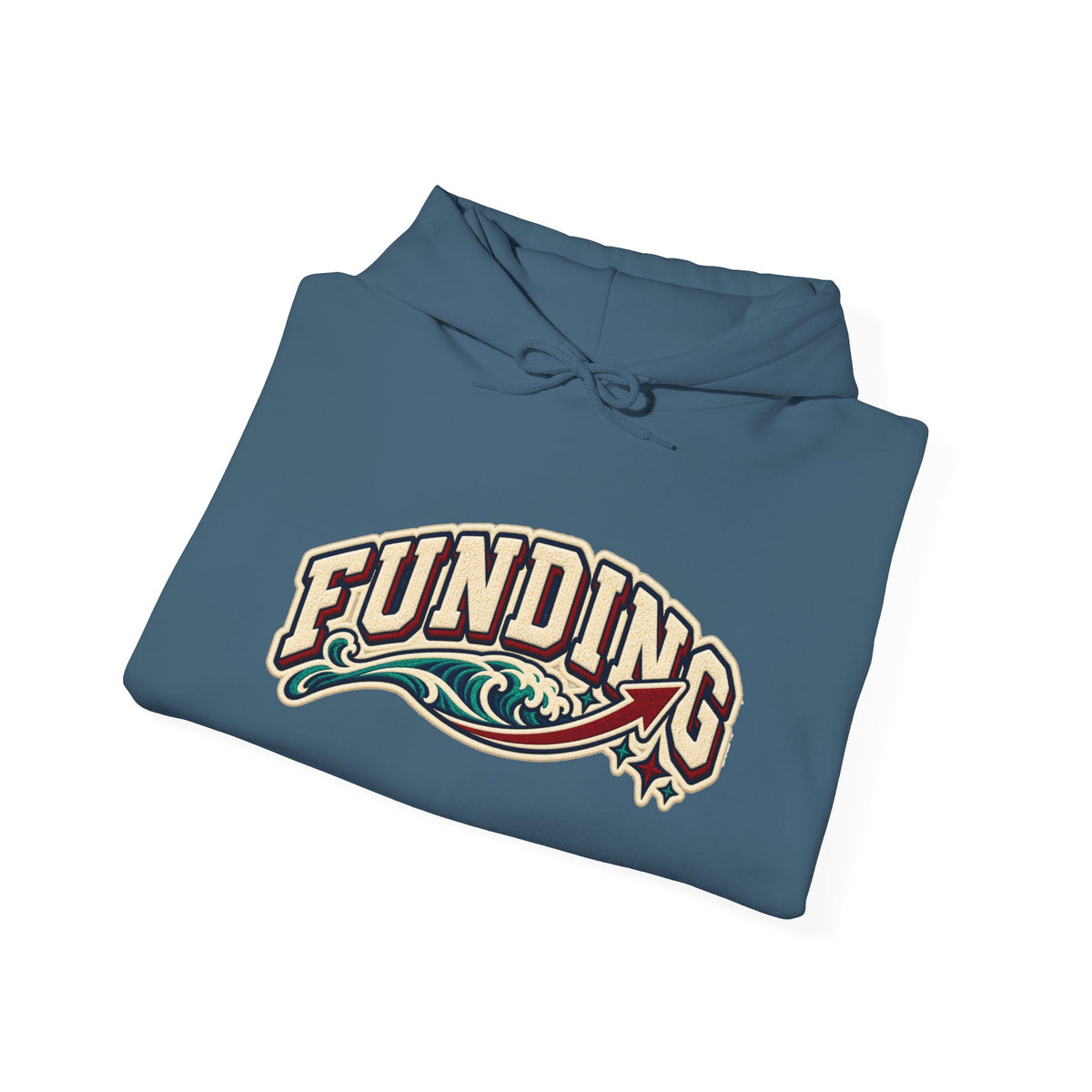 Funding Crewneck Hoodie — "Clean Build Fund" Graphic Pullover