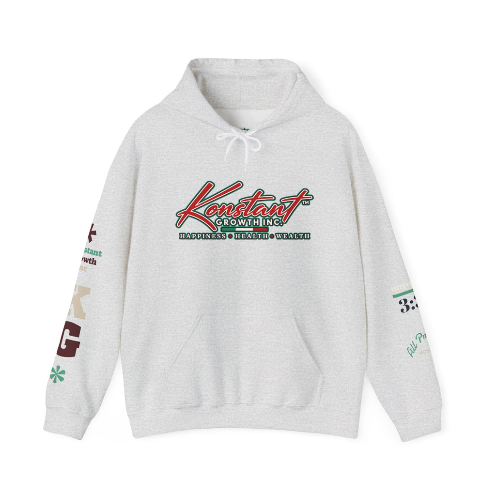 Tropical Graphic Hoodie — "Konstant Growth" Sunset Beach Pullover