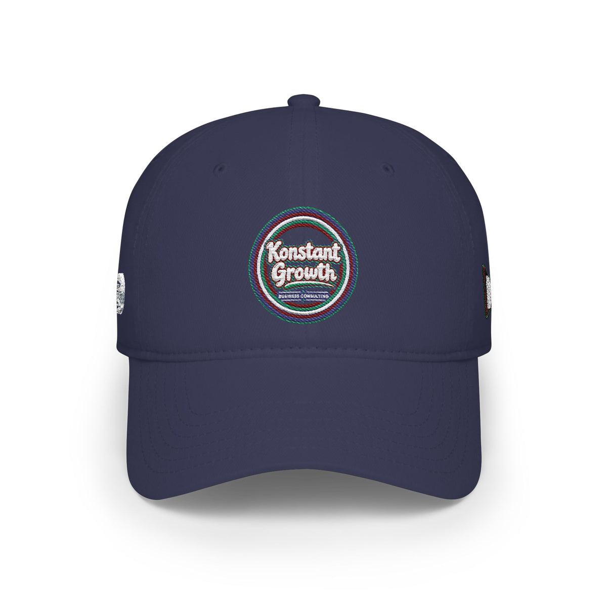 Konstant Growth Circular Logo Baseball Cap | Embroidered Badge