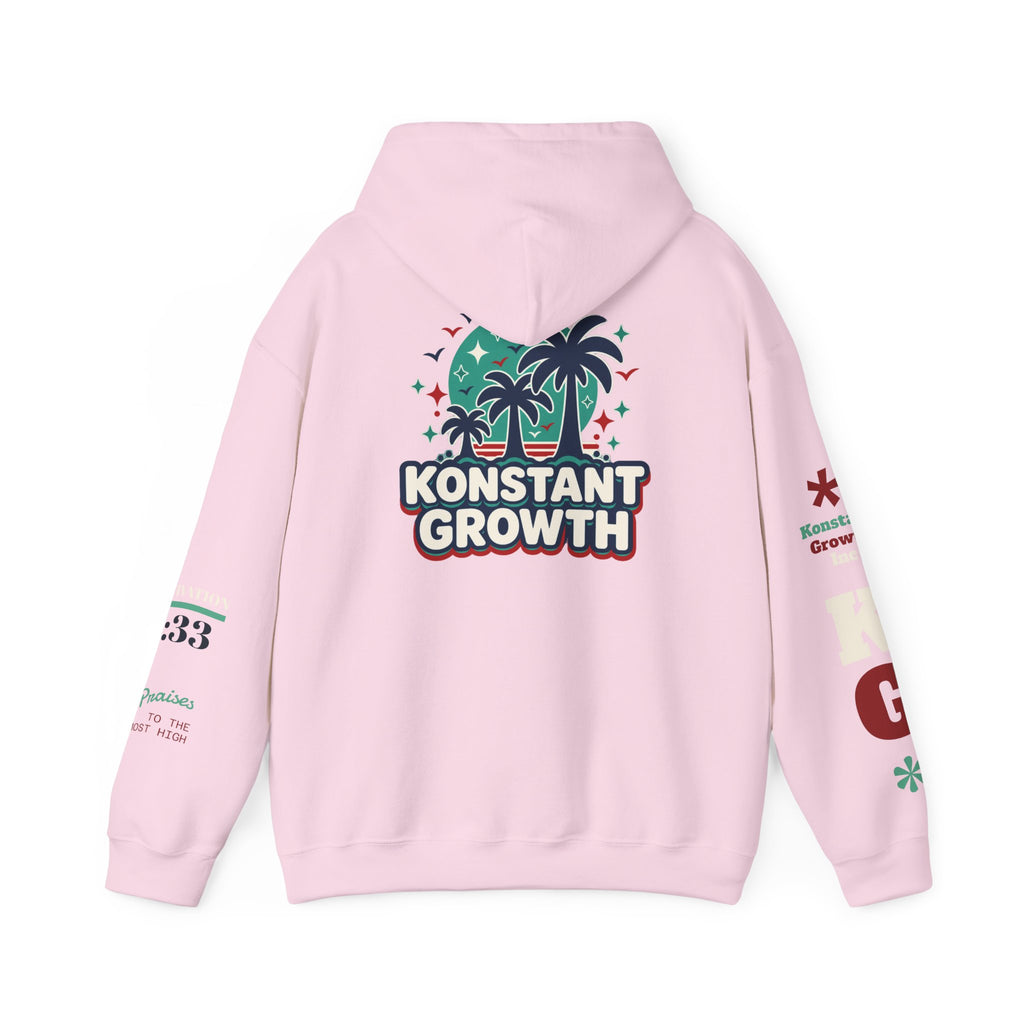 Konstant Growth Hoodie — Retro Palm Tree Graphic Sweatshirt