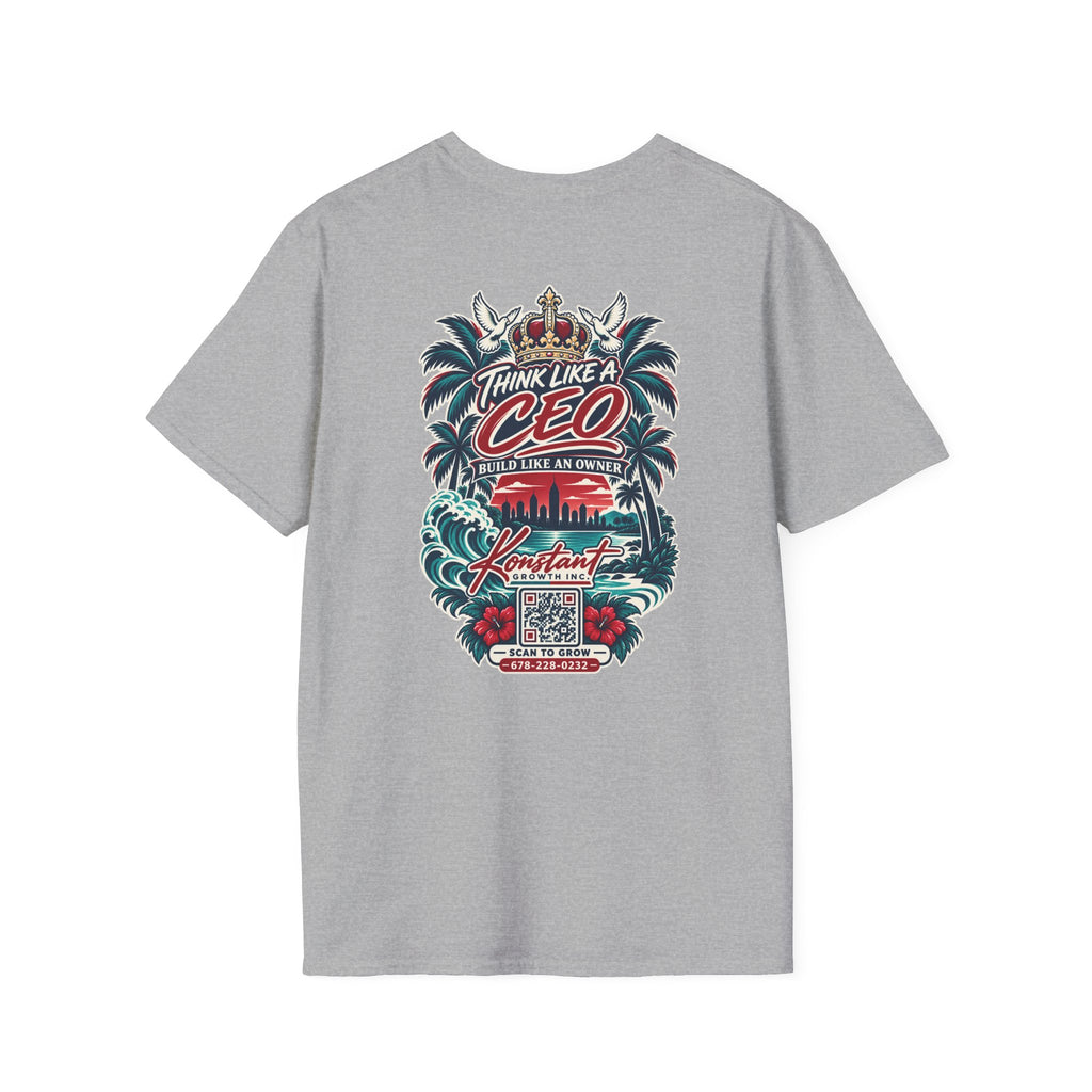Think Like a CEO T-Shirt — Konstant Growth Motivational Graphic Tee