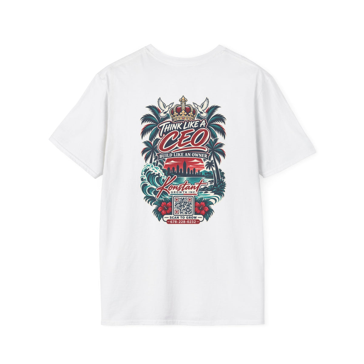 Think Like a CEO T-Shirt — Konstant Growth Motivational Graphic Tee
