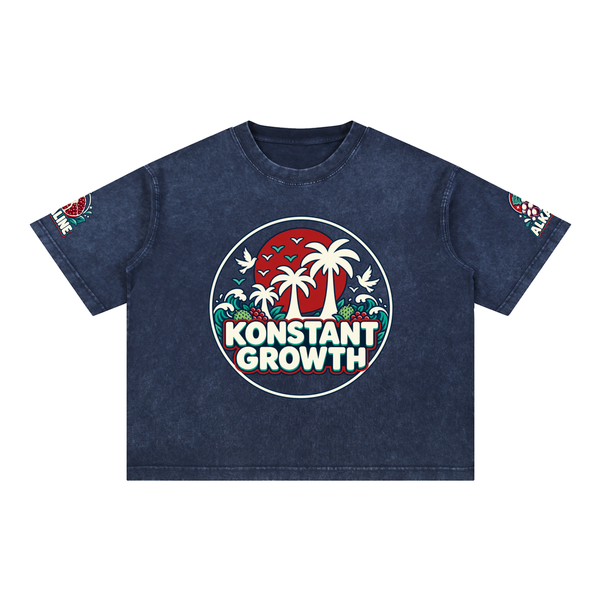 Mineral Wash Boxy Cotton T-Shirt ODMPOD
