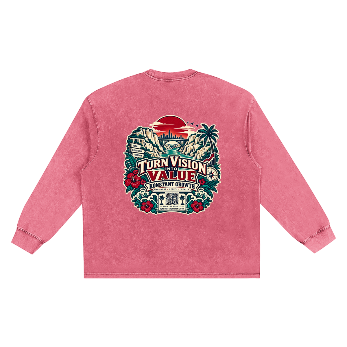Konstant Growth Vintage — Snow Washed Frayed Edge T-Shirt