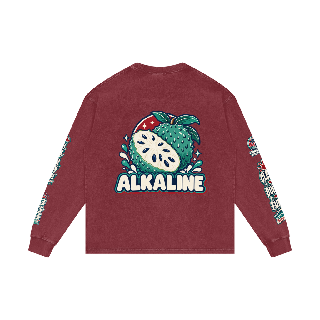 Konstant Growth Vintage — Soursop Acid Wash Long Sleeve Tee