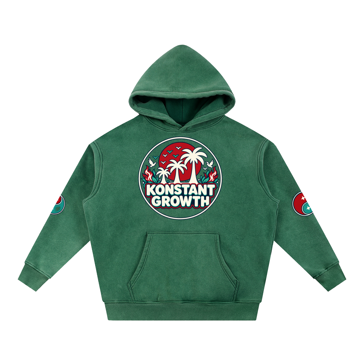 Snow Wash Fleece Oversize Hoodie ODMPOD