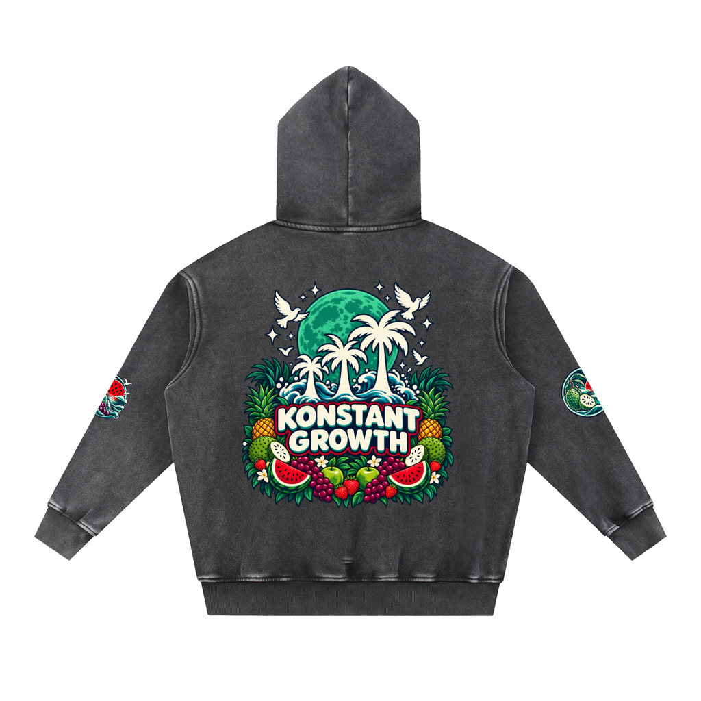 Snow Wash Fleece Oversize Hoodie ODMPOD