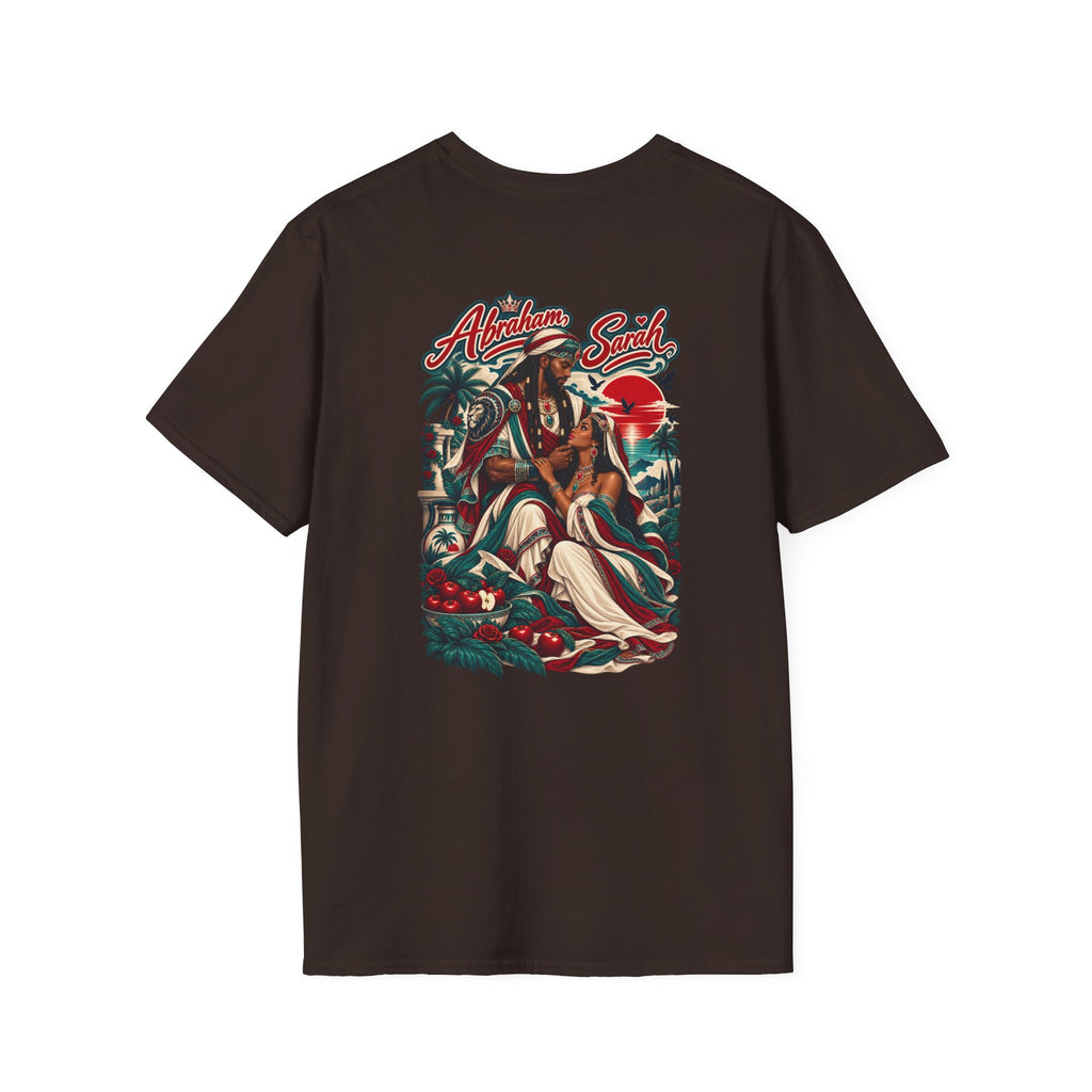 T-Shirt — Divine Love Graphic Tee (Abraham & Sarah Illustration)