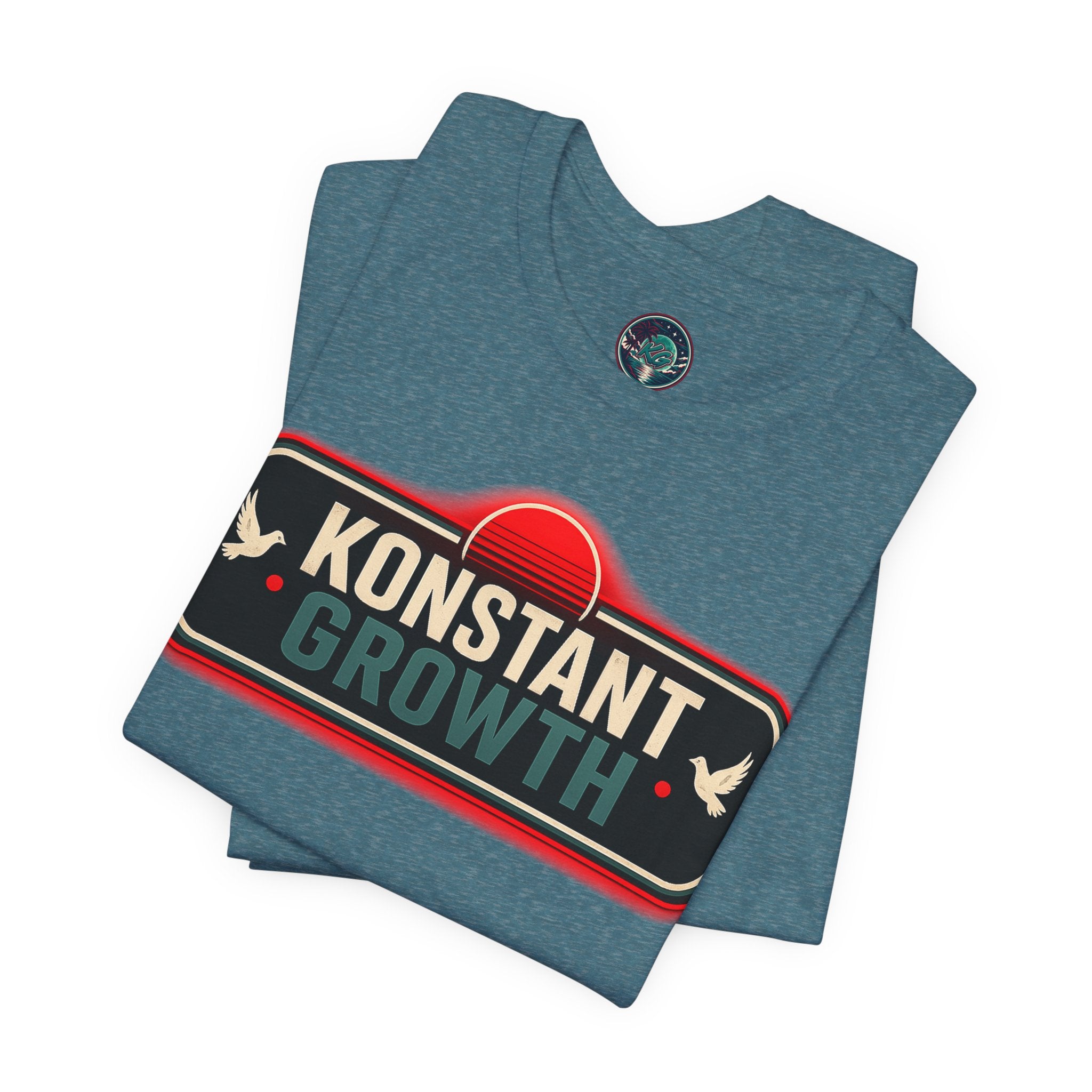 Konstant Growth Logo Tee | Joshua 1:9 Inspirational Fear Of Yahweh
