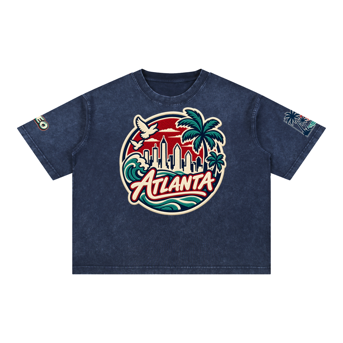 Mineral Wash Boxy Cotton T-Shirt ODMPOD
