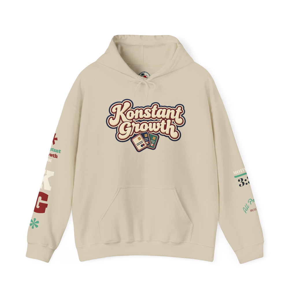 Konstant Growth Hoodie — Retro Palm Tree Graphic Sweatshirt