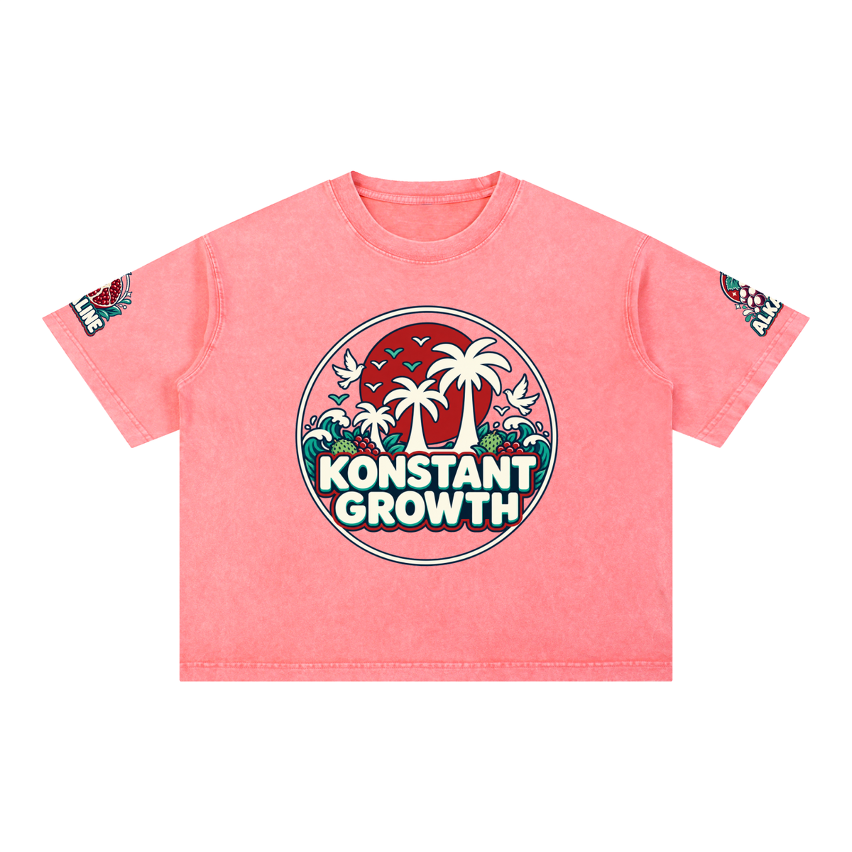 Mineral Wash Boxy Cotton T-Shirt ODMPOD
