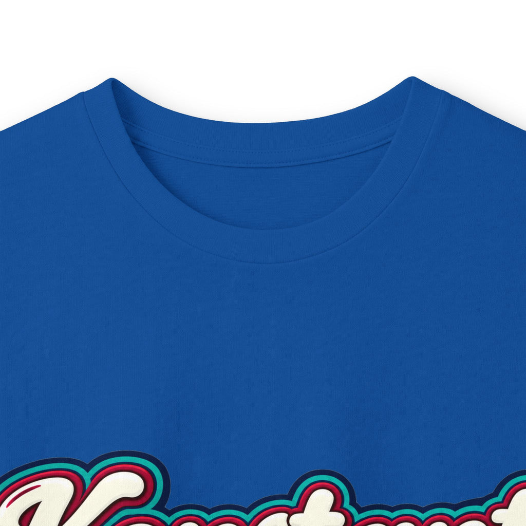 Konstant Growth Script Long Sleeve Tee | Retro Palm Sunset Beach Graphic