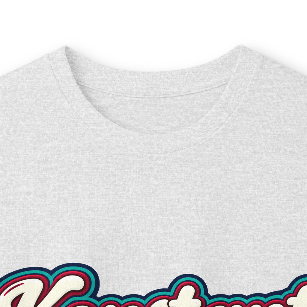 Konstant Growth Script Long Sleeve Tee | Retro Palm Sunset Beach Graphic