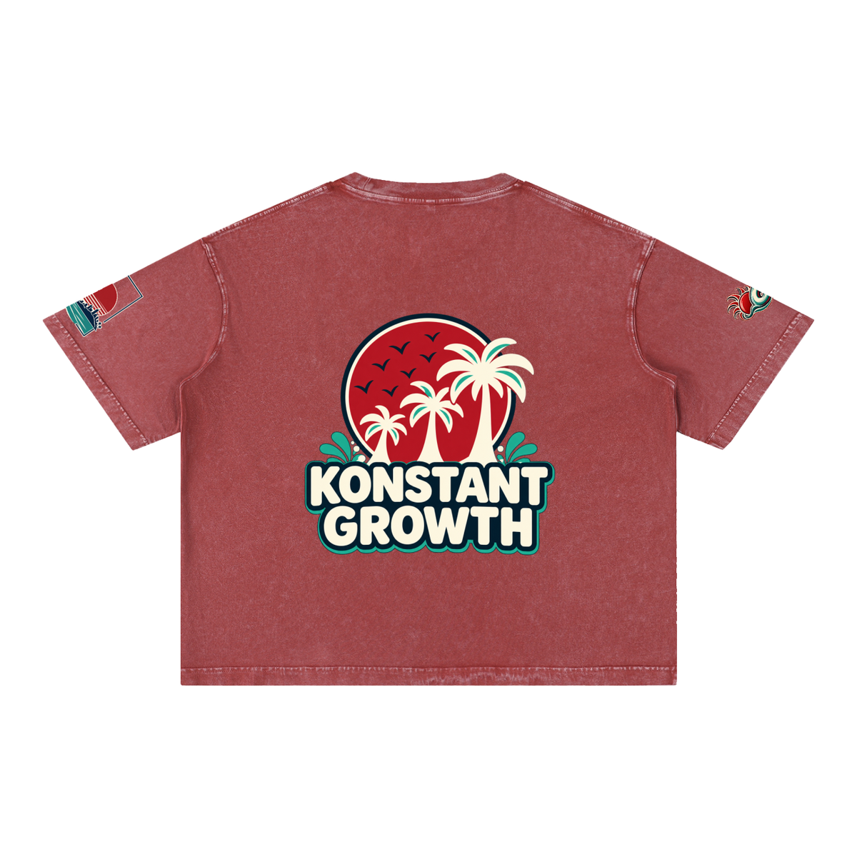 Mineral Wash Boxy Cotton T-Shirt ODMPOD