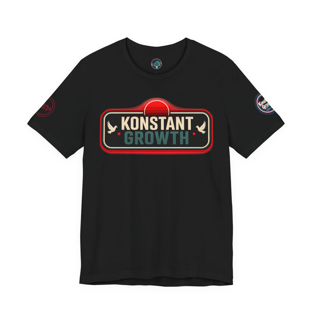 Konstant Growth Logo Tee | Joshua 1:9 Inspirational Fear Of Yahweh
