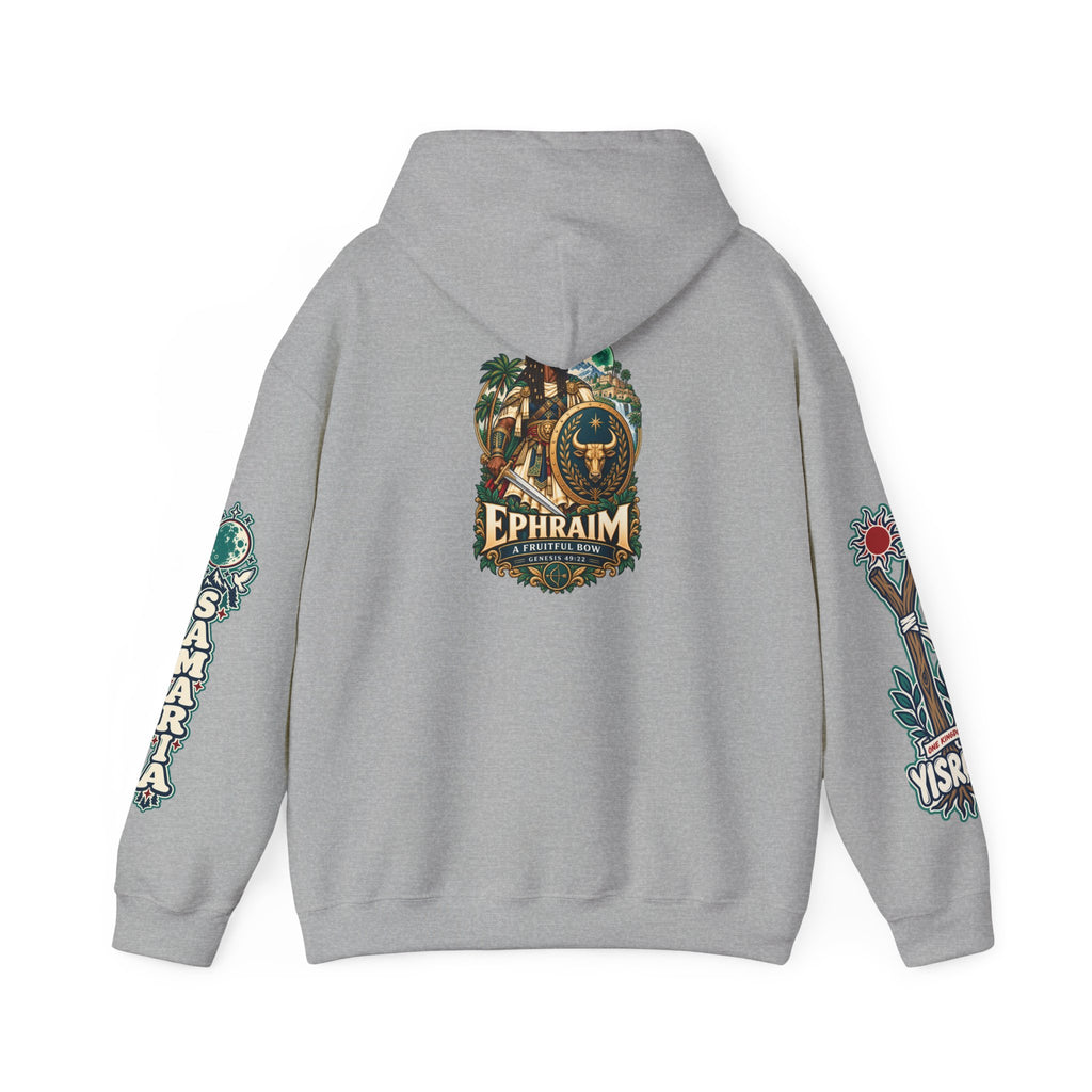 Ephraim Hoodie — Vintage Crest Graphic Hooded Sweatshirt