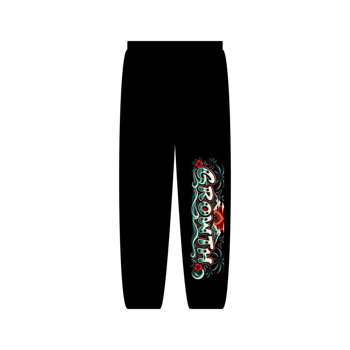 Rongchang Floral Streetwear Sweatpants