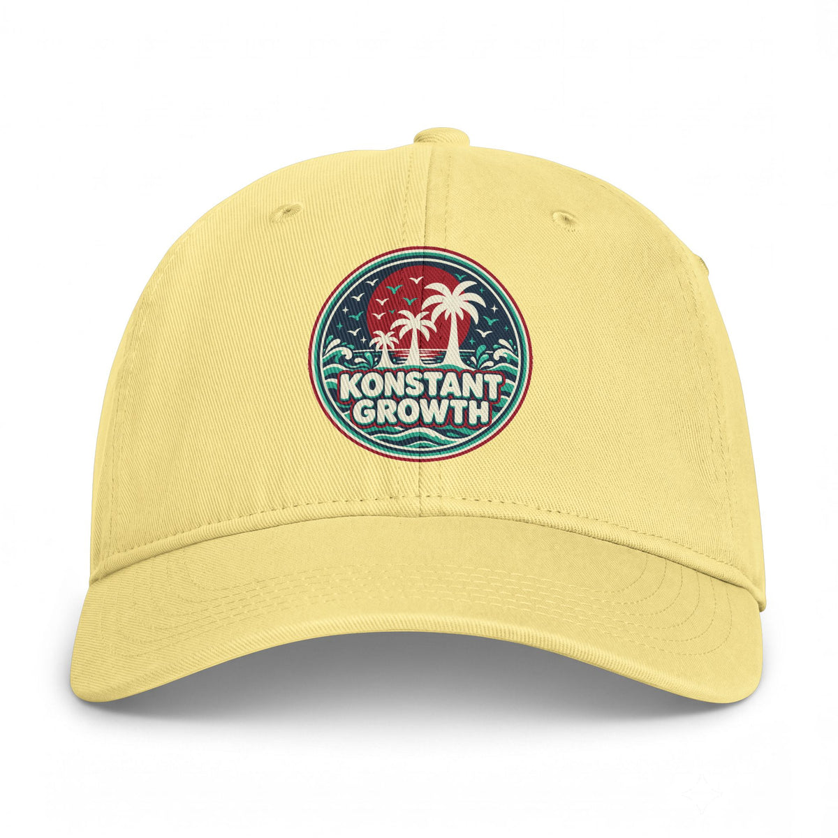 Copy of Konstant Growth Palm Hat — Coastal Vintage Baseball Cap Printify