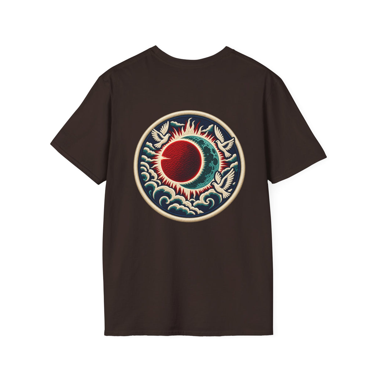Eclipse Crest T-Shirt — Vintage Floral KG Logo