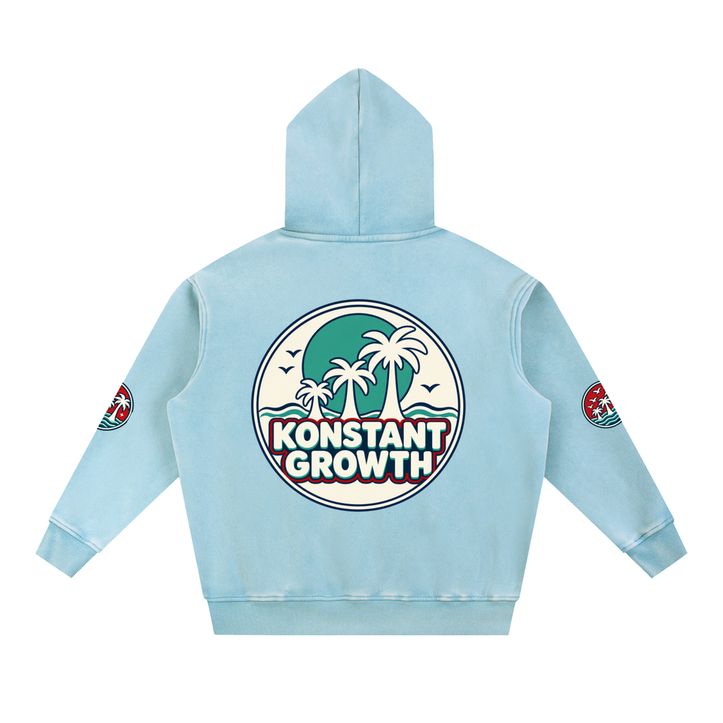 Snow Wash Fleece Oversize Hoodie ODMPOD