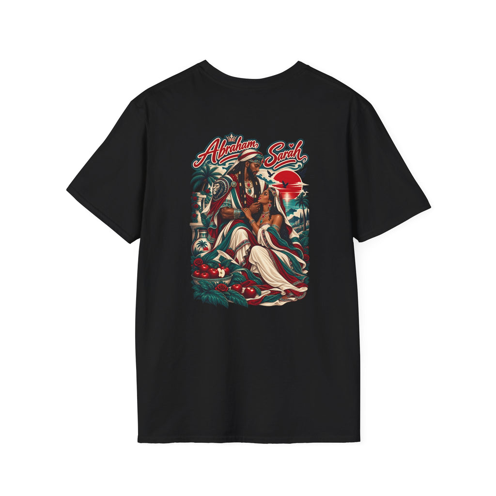 T-Shirt — Divine Love Graphic Tee (Abraham & Sarah Illustration)