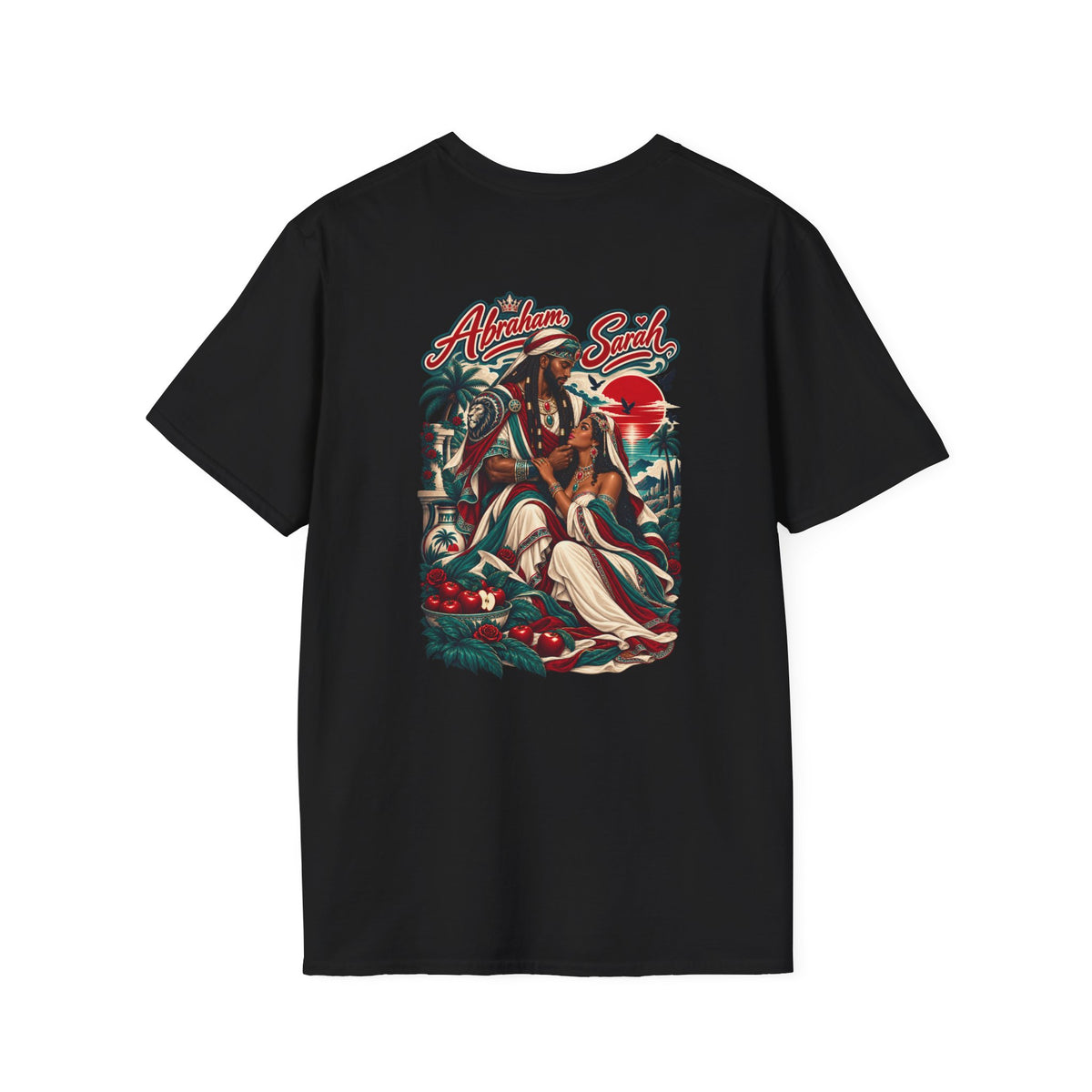 T-Shirt — Divine Love Graphic Tee (Abraham & Sarah Illustration)