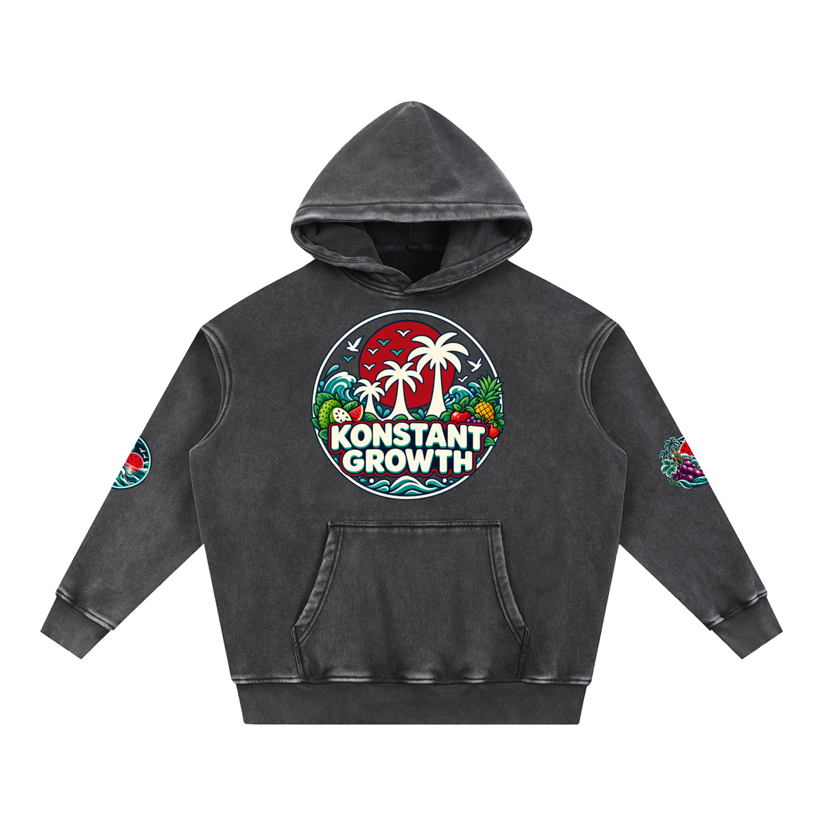 Snow Wash Fleece Oversize Hoodie ODMPOD