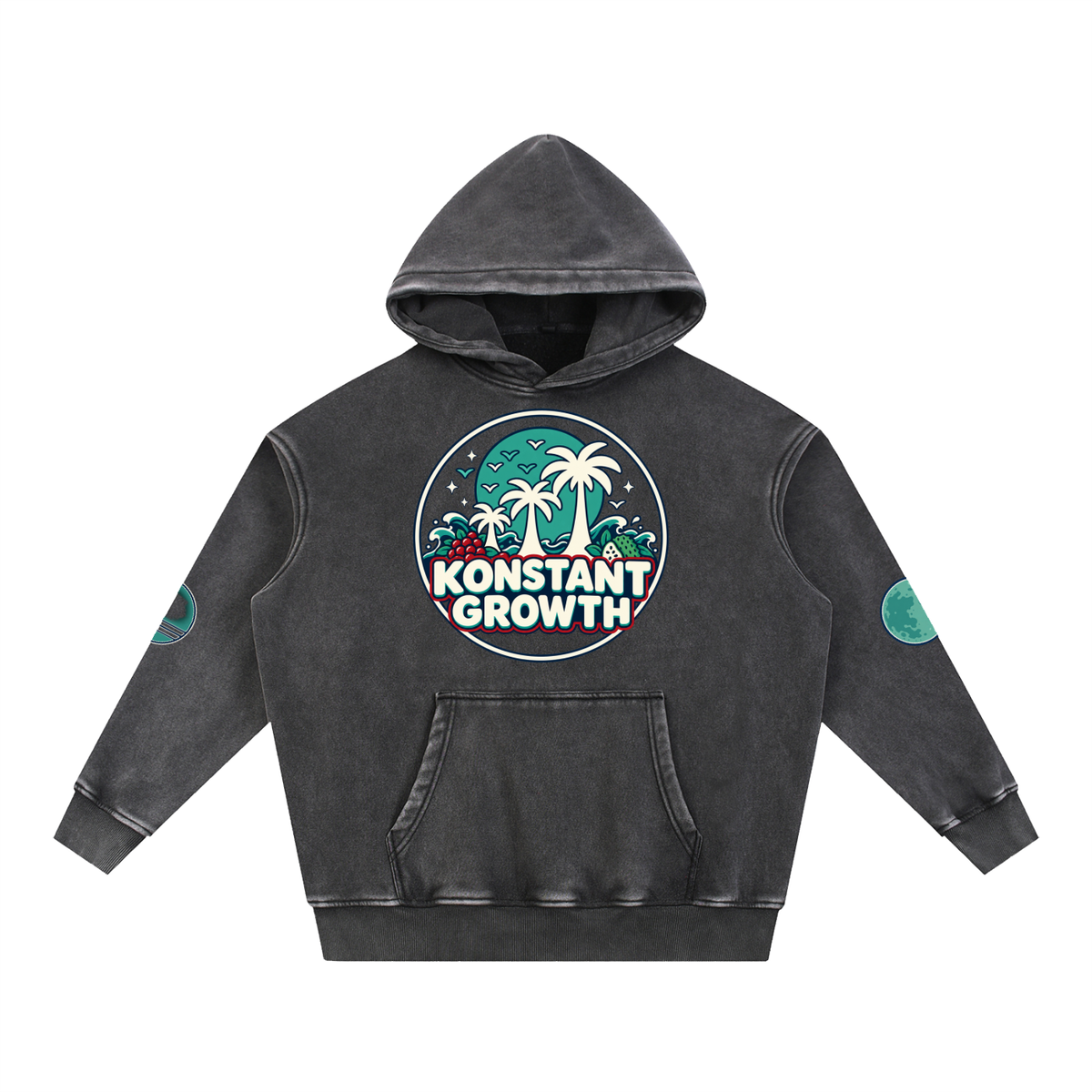 Snow Wash Fleece Oversize Hoodie ODMPOD