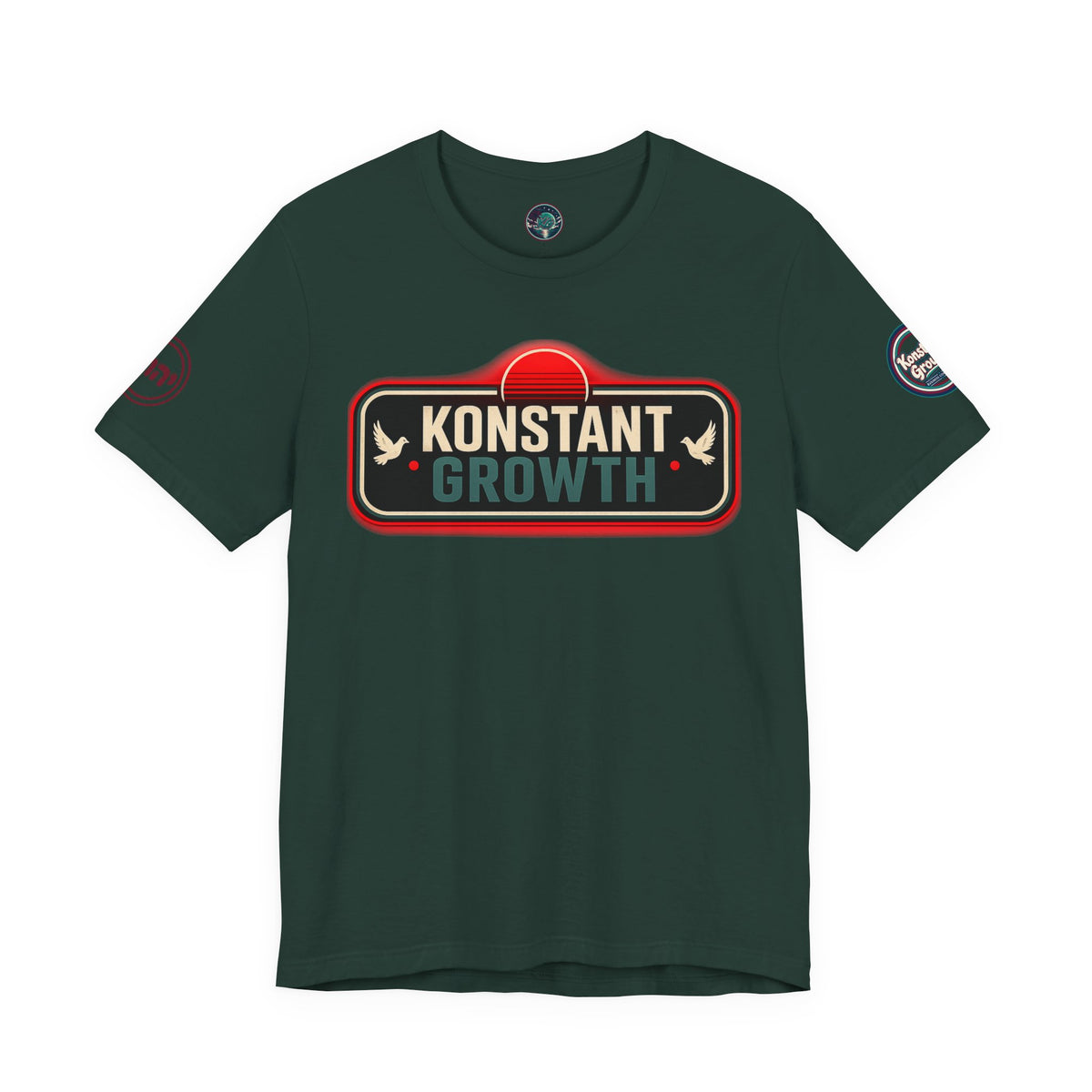 Konstant Growth Logo Tee | Joshua 1:9 Inspirational Fear Of Yahweh
