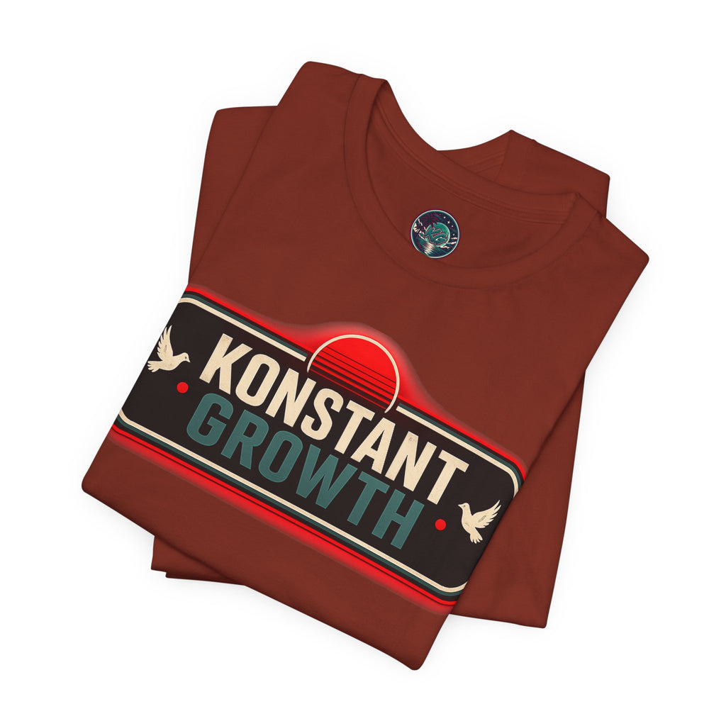 Konstant Growth Logo Tee | Joshua 1:9 Inspirational Fear Of Yahweh