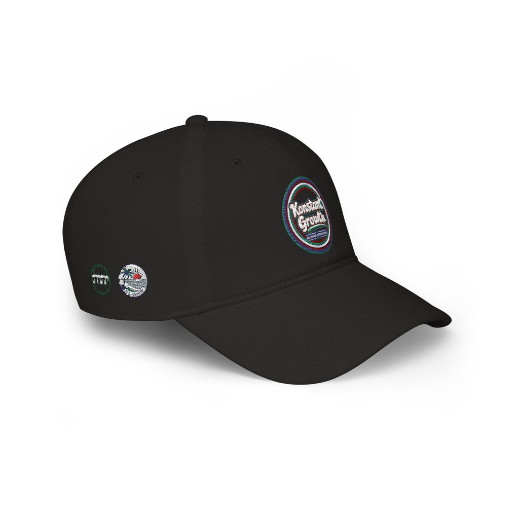 Konstant Growth Circular Logo Baseball Cap | Embroidered Badge