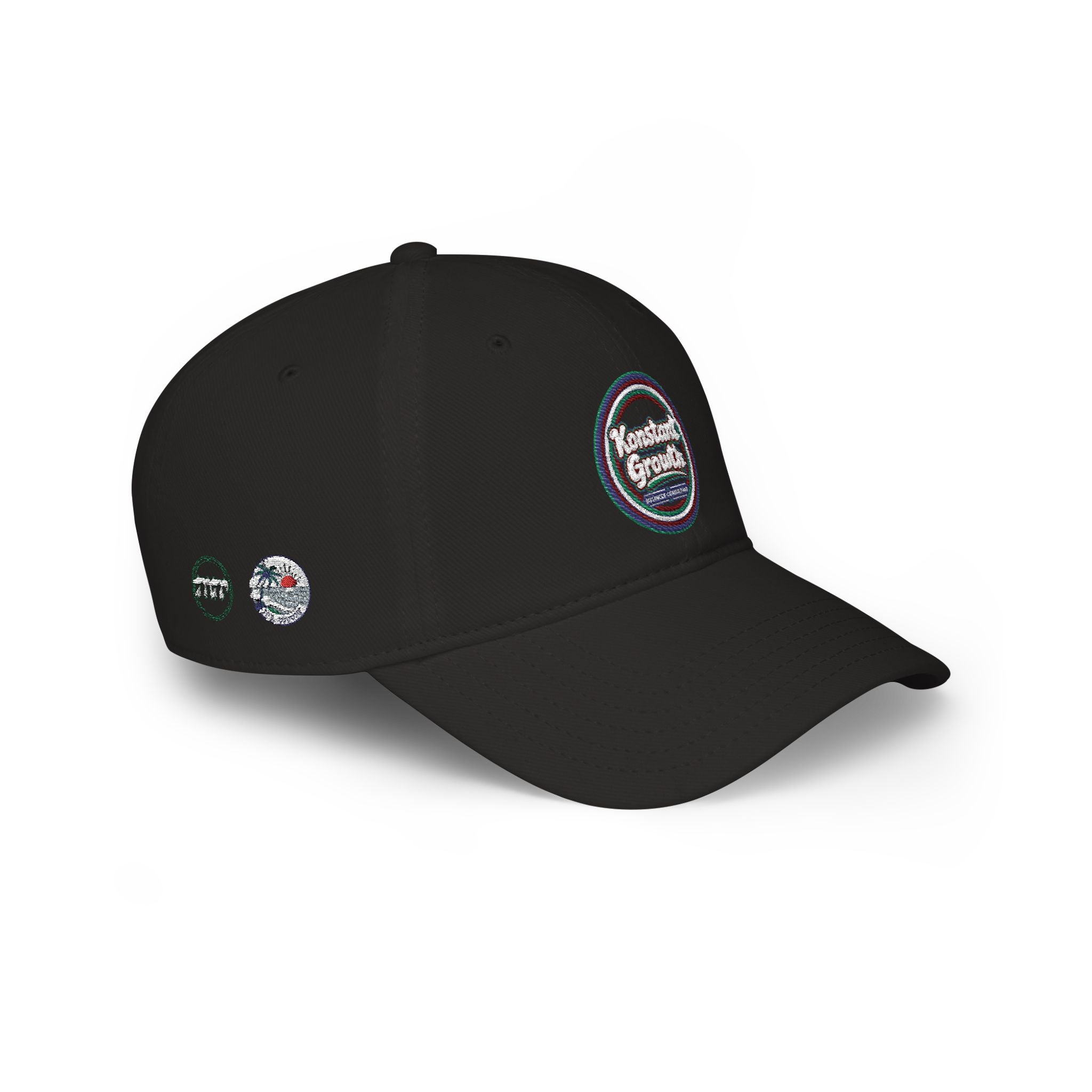 Konstant Growth Circular Logo Baseball Cap | Embroidered Badge
